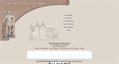 Desktop Screenshot of chateau-pau.com